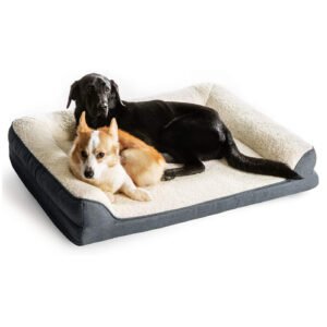 Sofa Dog Bed — Open-Front Cloth Lounge — product view