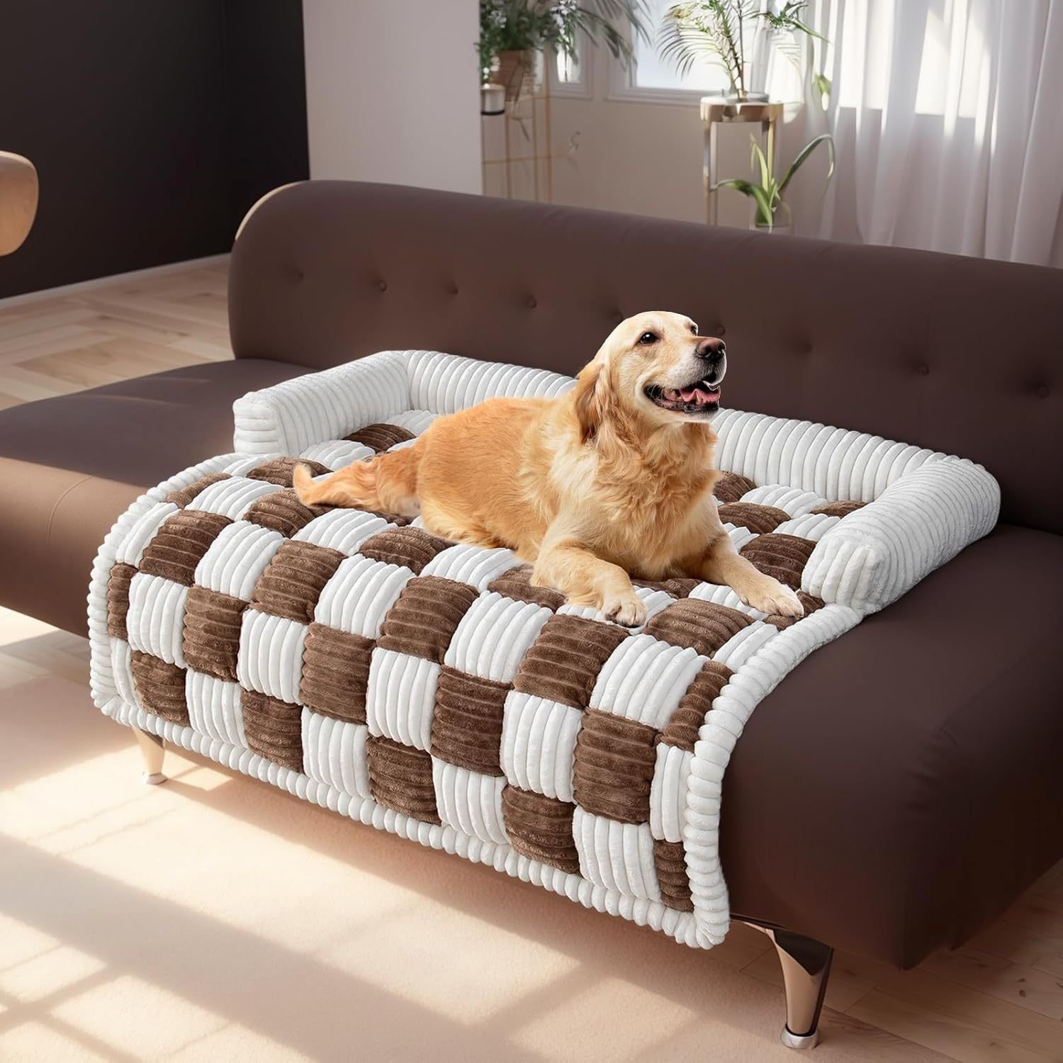 Sofa Pet Bed — Generous Square Lounge — product view
