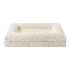 Bolster Dog Bed — Textured Rectangle — product view