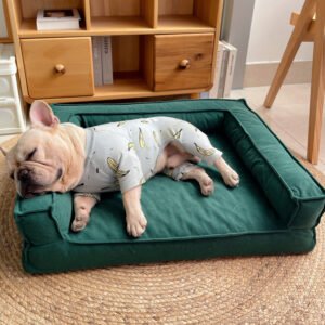 Sofa Dog Bed — Turquoise Everyday Lounge — product view